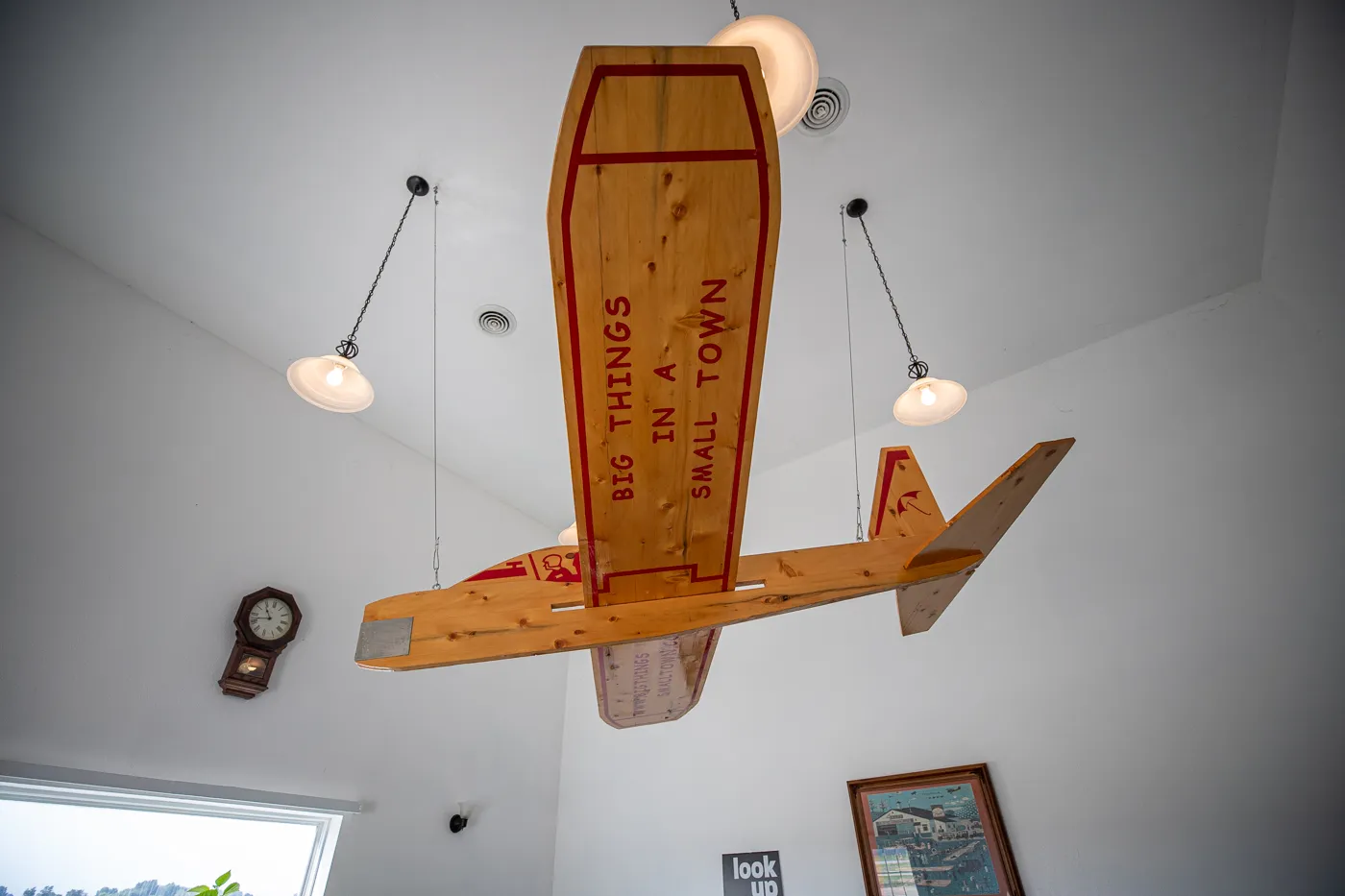 Big Wooden Toy Glider Plane in Casey, Illinois