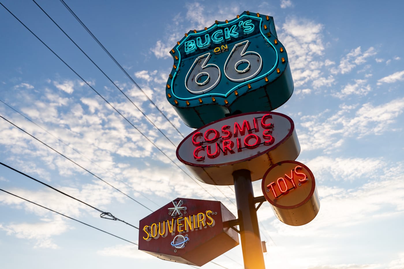 Buck Atom's Cosmic Curios on Route 66 in Tulsa, Oklahoma