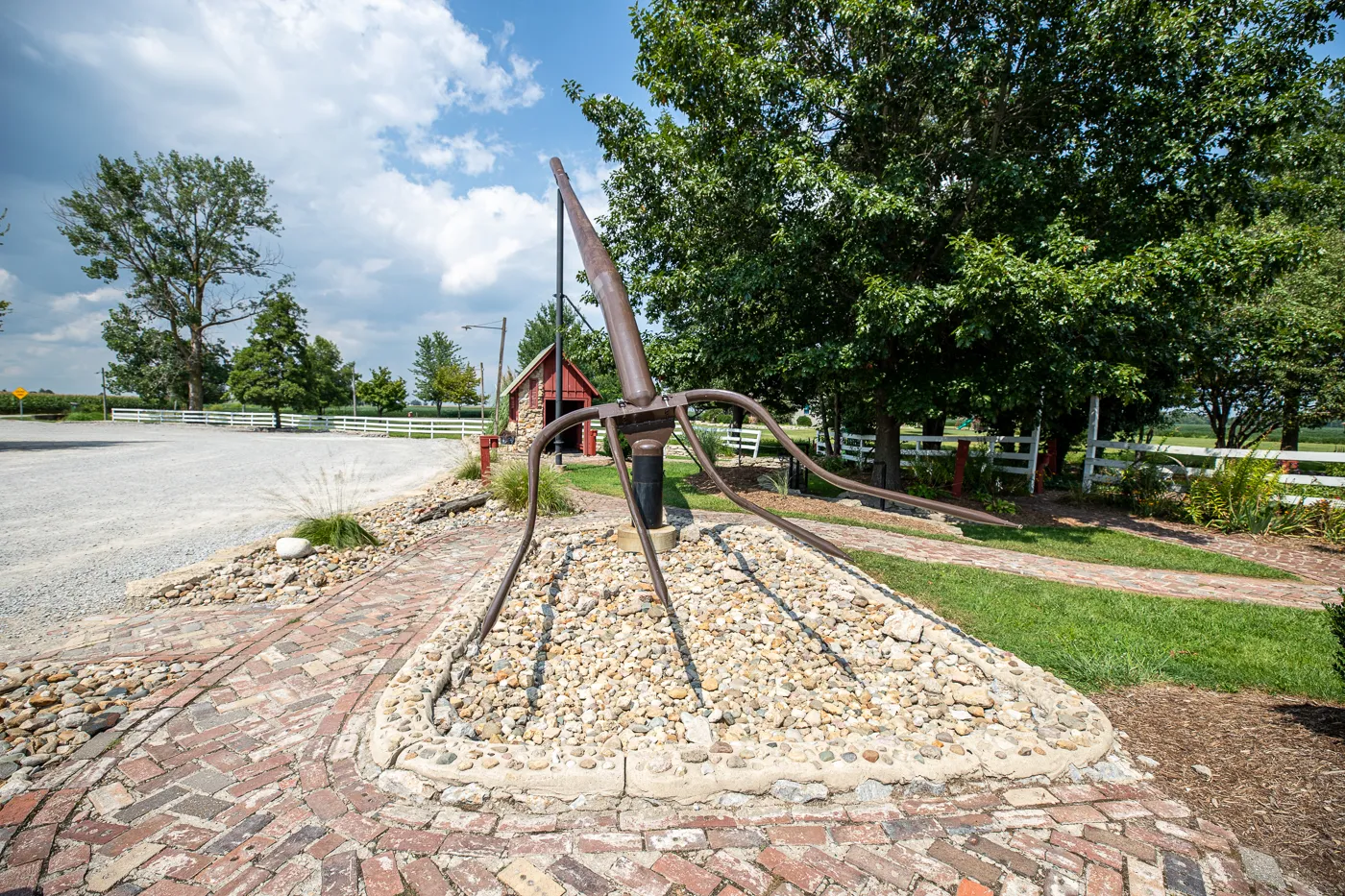 The world's largest pitchfork in Casey, Illinois