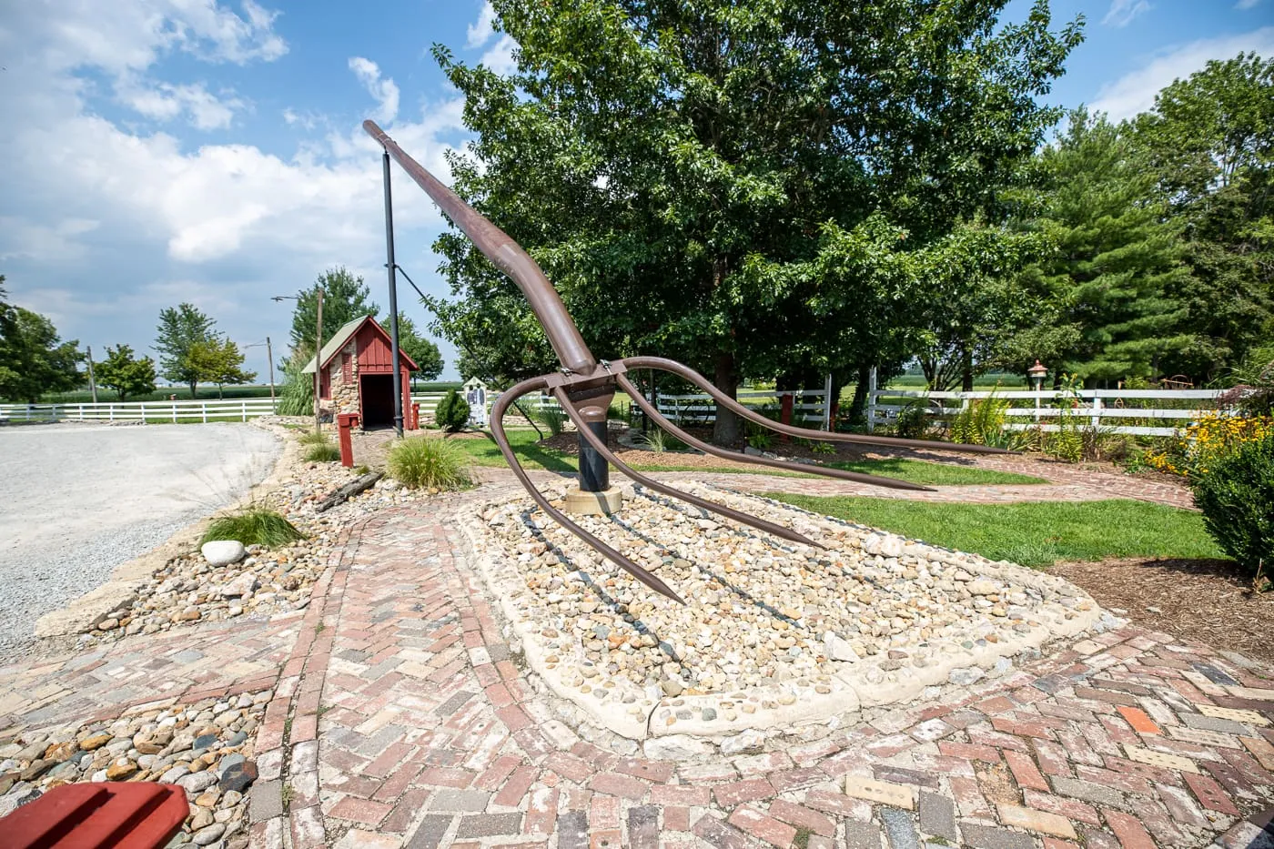The world's largest pitchfork in Casey, Illinois