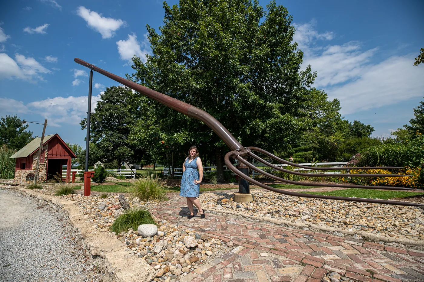The world's largest pitchfork in Casey, Illinois Roadside Attraction