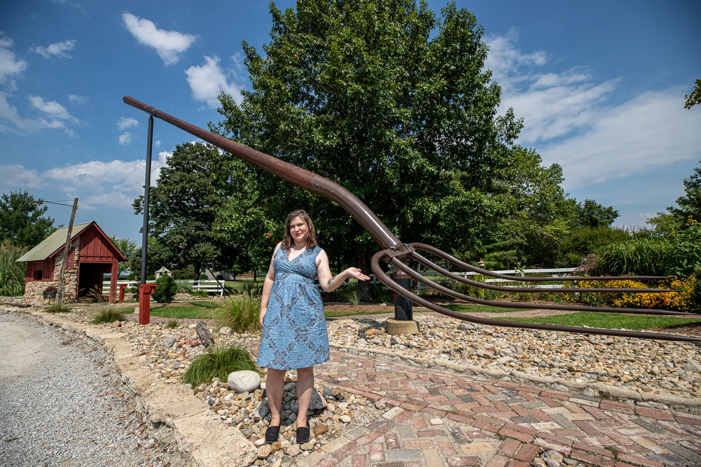 The world's largest pitchfork in Casey, Illinois Roadside Attraction