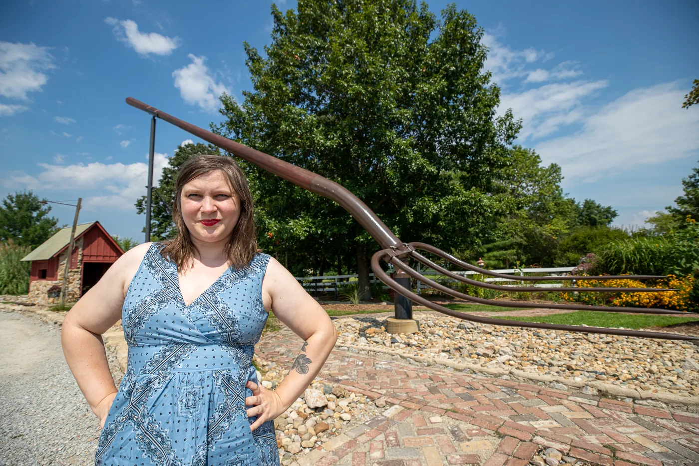 The world's largest pitchfork in Casey, Illinois Roadside Attraction