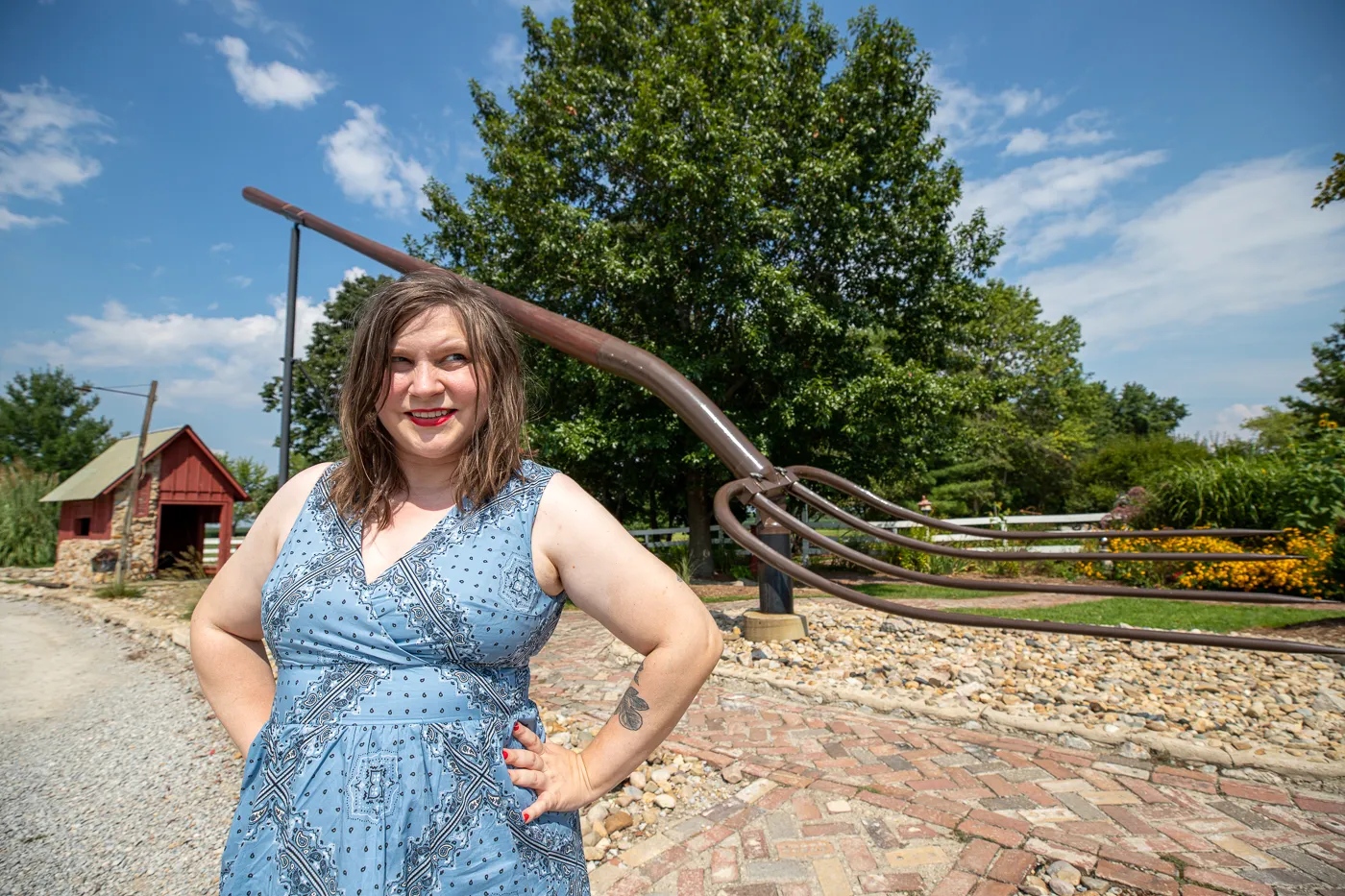 The world's largest pitchfork in Casey, Illinois Roadside Attraction