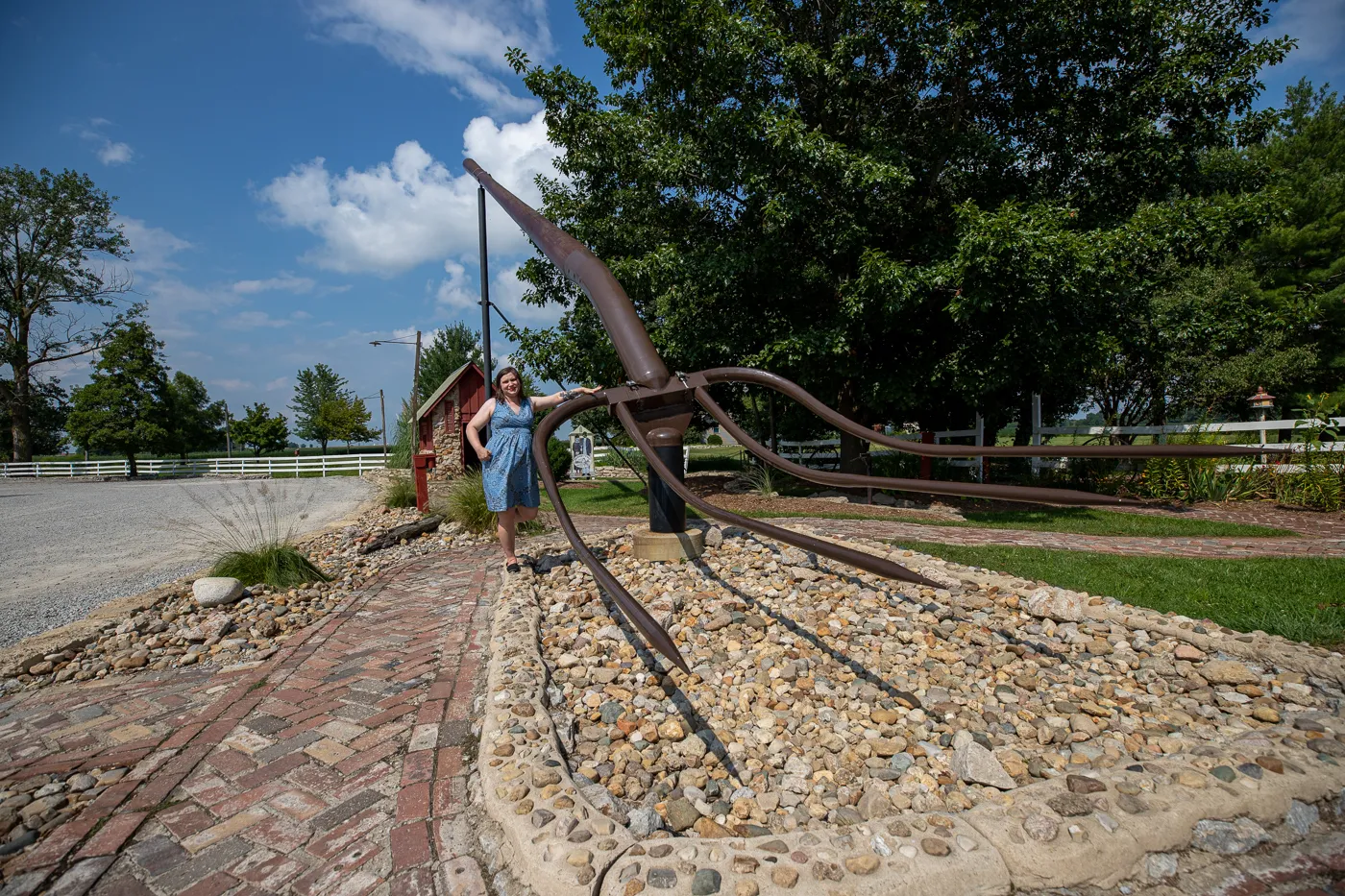 The world's largest pitchfork in Casey, Illinois Roadside Attraction