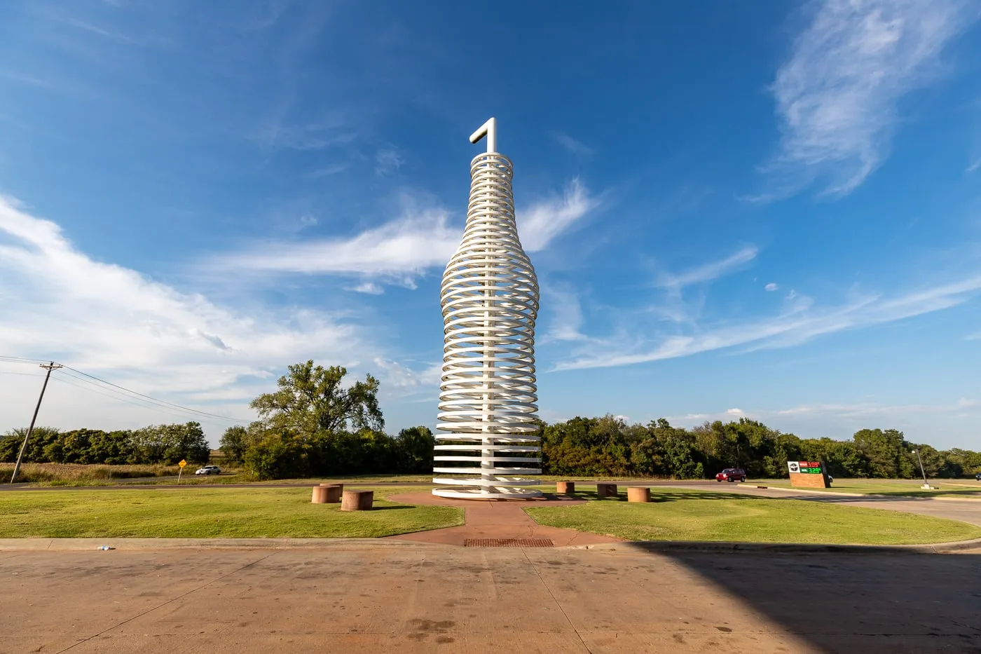 Pops 66 Soda Ranch & World's Largest Soda Bottle in Arcadia, Oklahoma Route 66 Roadside Attraction