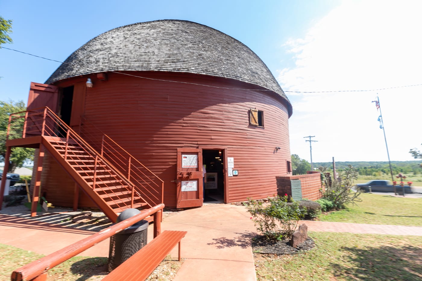 Arcadia Round Barn on Oklahoma Route 66