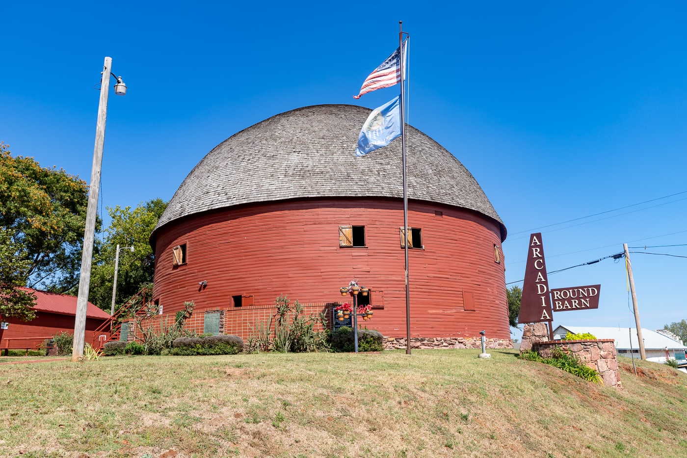 Arcadia Round Barn on Oklahoma Route 66