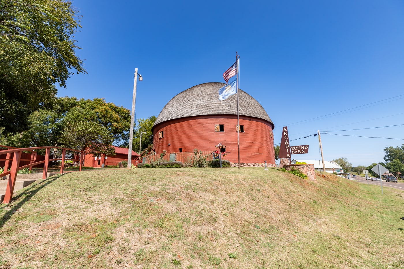 Arcadia Round Barn on Oklahoma Route 66