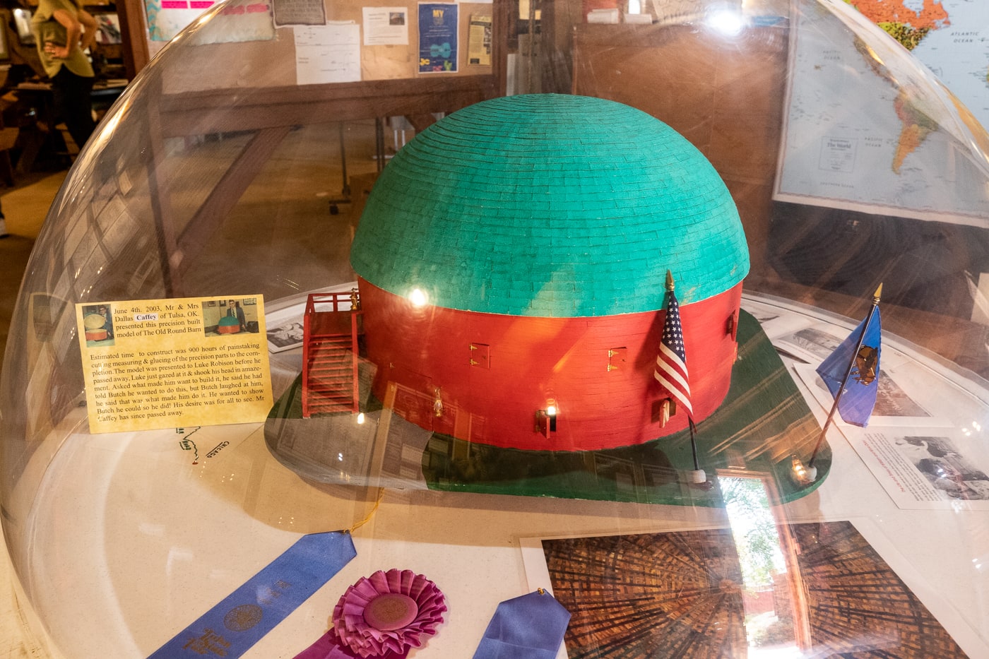 Arcadia Round Barn on Oklahoma Route 66