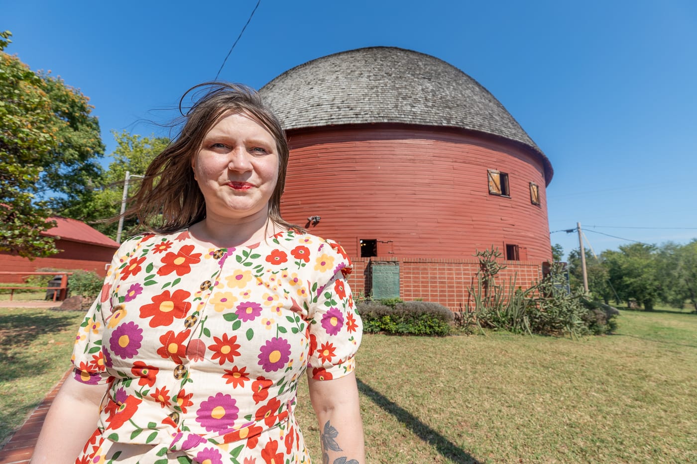 Arcadia Round Barn on Oklahoma Route 66