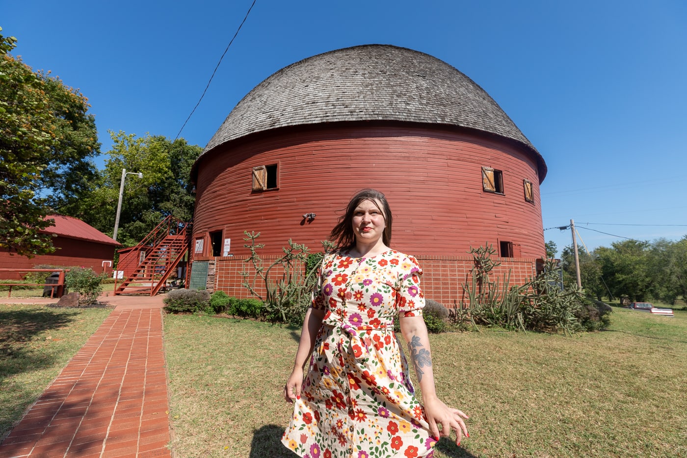 Arcadia Round Barn on Oklahoma Route 66