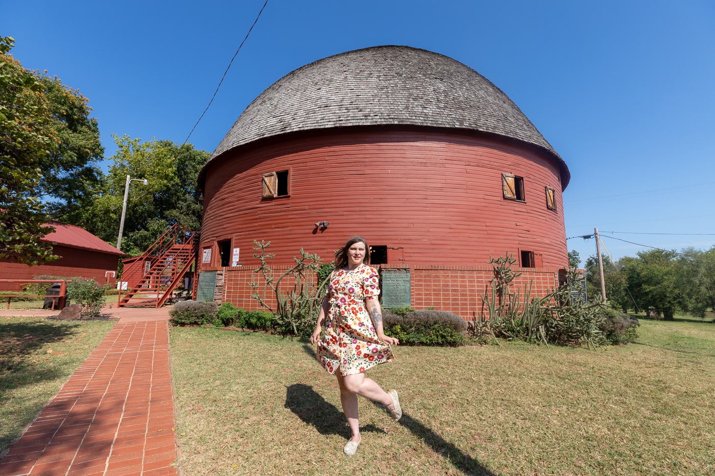 Arcadia Round Barn on Oklahoma Route 66