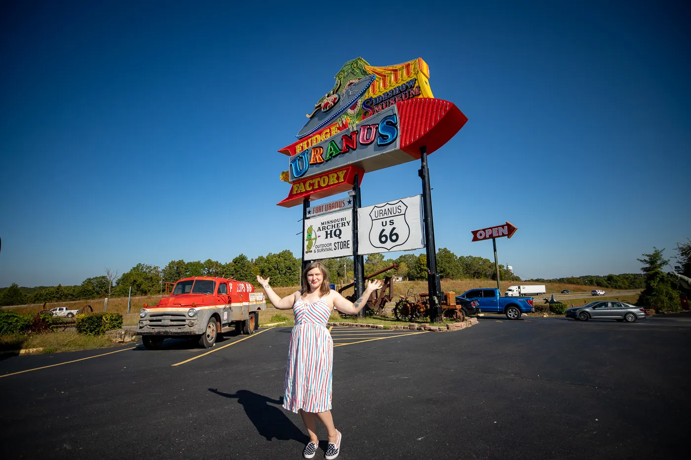 Uranus, Missouri and the Uranus Fudge Factory and General Store - Route 66 Roadside Attraction