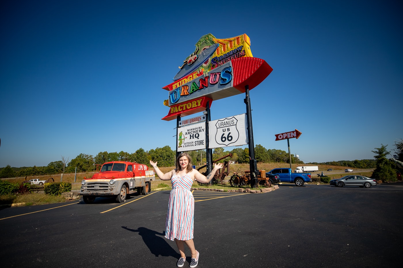 Uranus, Missouri and the Uranus Fudge Factory and General Store - Route 66 Roadside Attraction