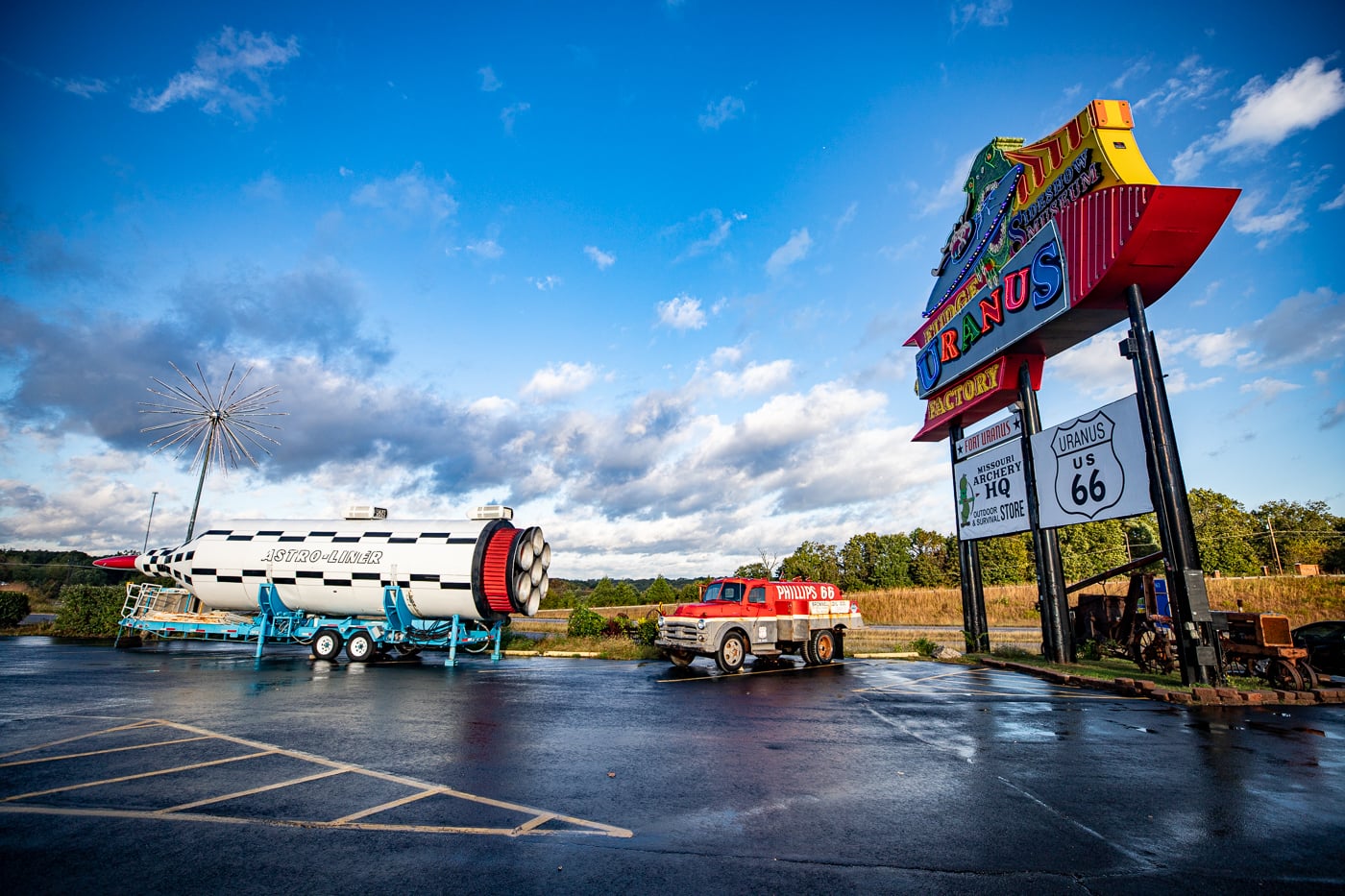 Uranus, Missouri and the Uranus Fudge Factory and General Store - Route 66 Roadside Attraction