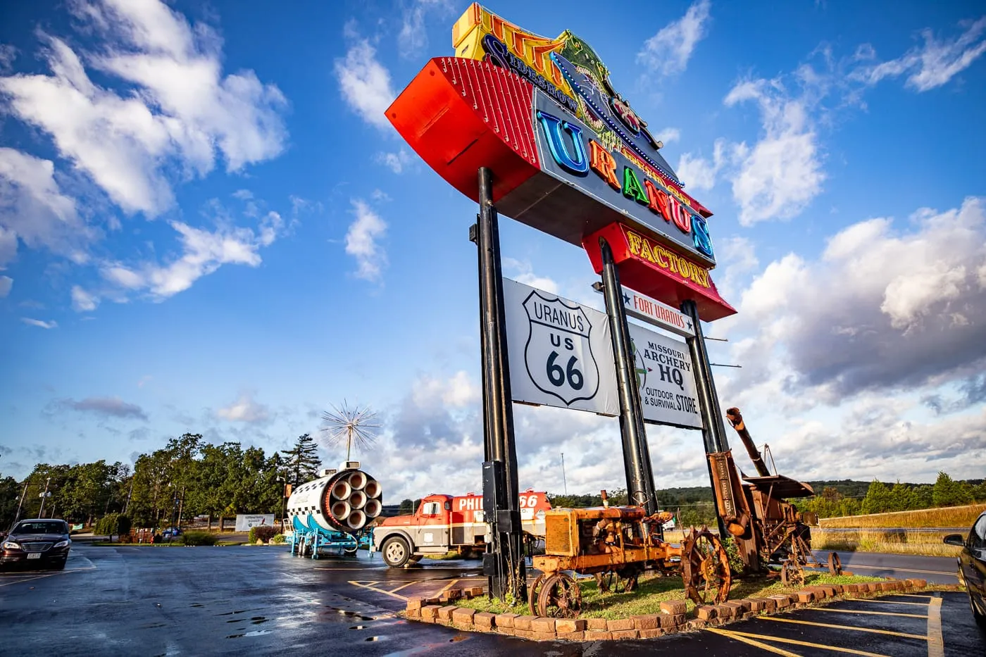 Uranus, Missouri and the Uranus Fudge Factory and General Store - Route 66 Roadside Attraction