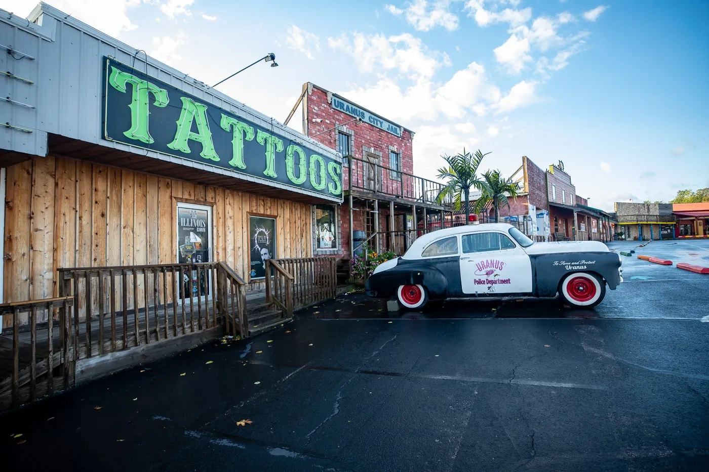 Tattoo Shop at Uranus, Missouri and the Uranus Fudge Factory and General Store - Route 66 Roadside Attraction