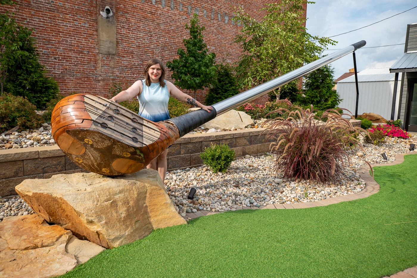 World's Largest Golf Driver in Casey, Illinois roadside attraction