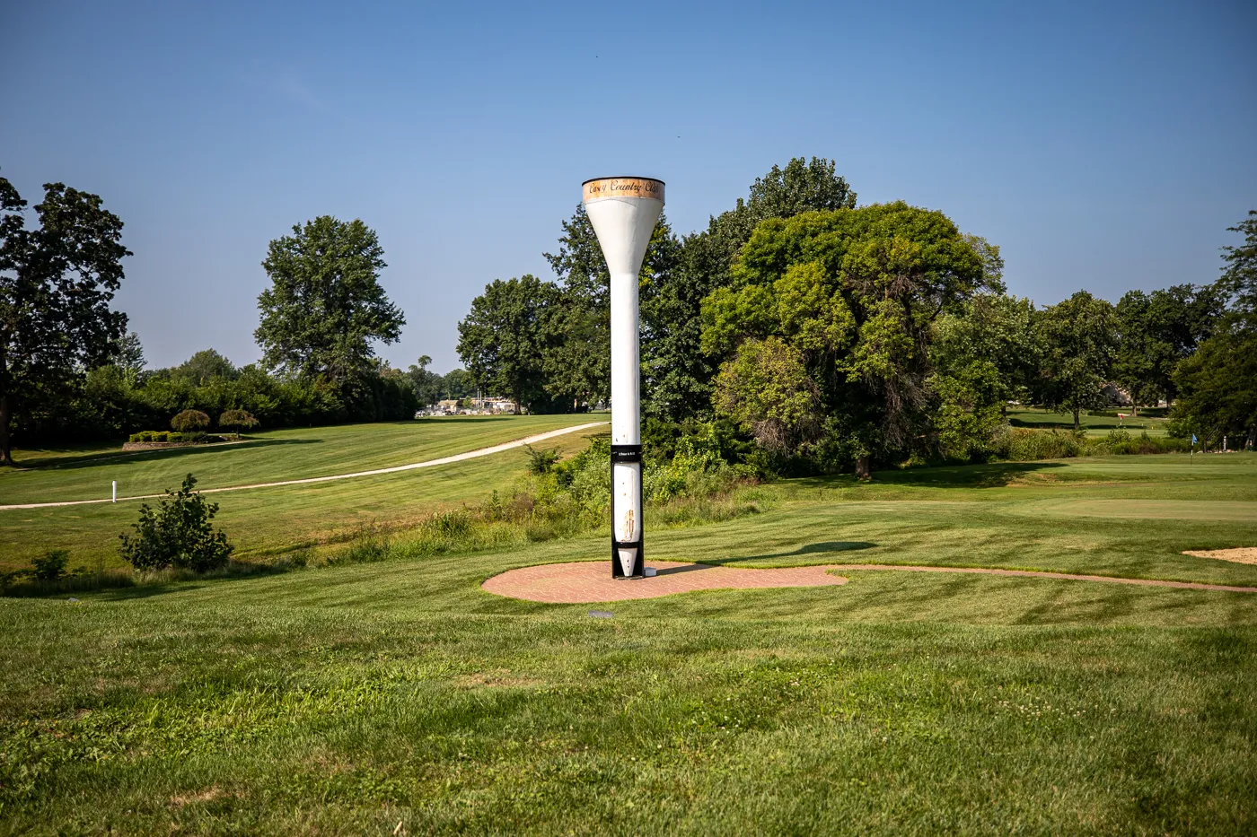 World's Largest Golf Tee in Casey, Illinois roadside attraction