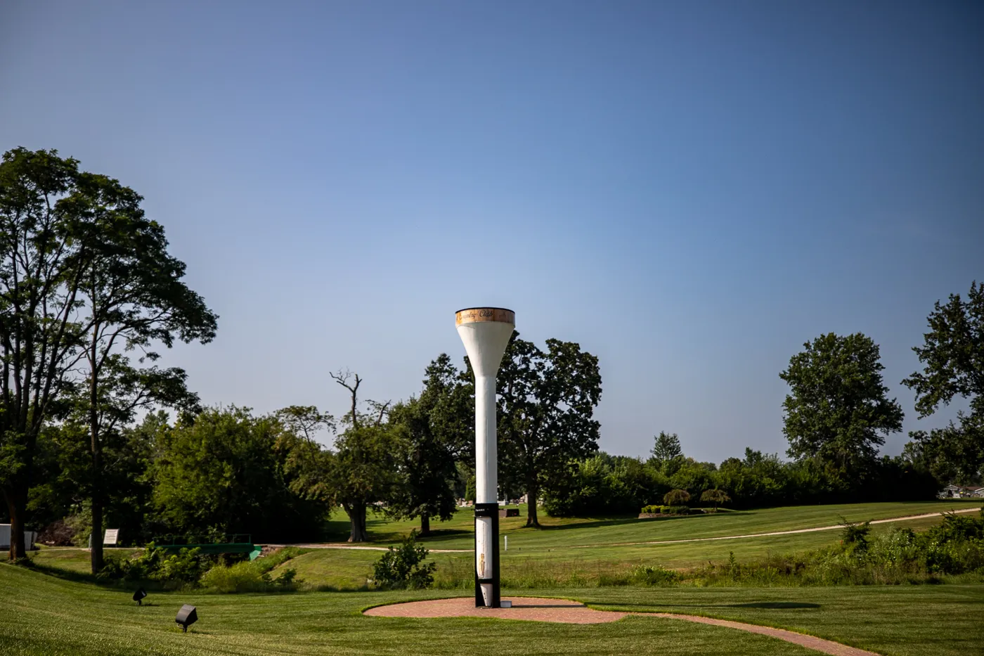 World's Largest Golf Tee in Casey, Illinois roadside attraction