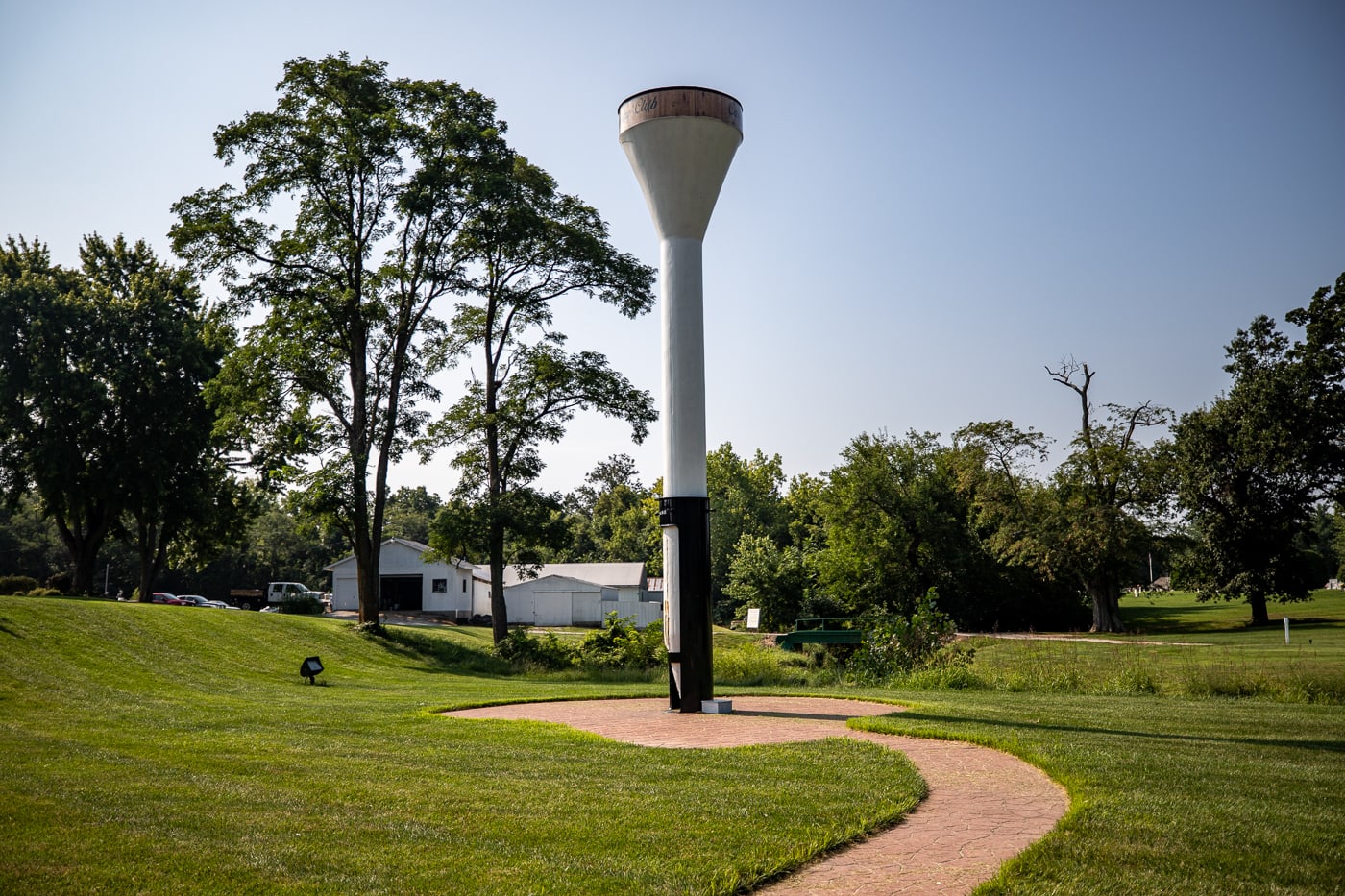 World's Largest Golf Tee in Casey, Illinois roadside attraction