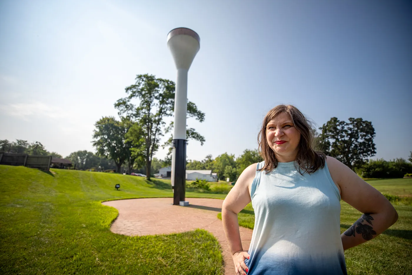 World's Largest Golf Tee in Casey, Illinois roadside attraction