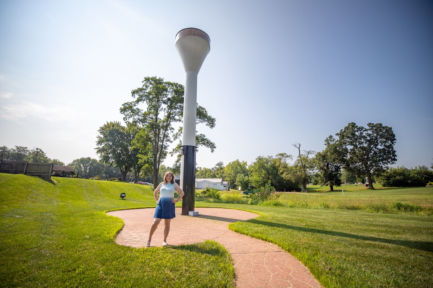 World's Largest Golf Tee in Casey, Illinois roadside attraction