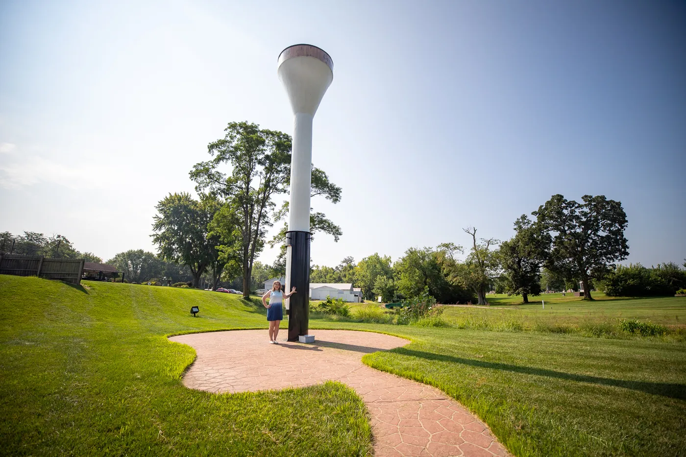 World's Largest Golf Tee in Casey, Illinois roadside attraction