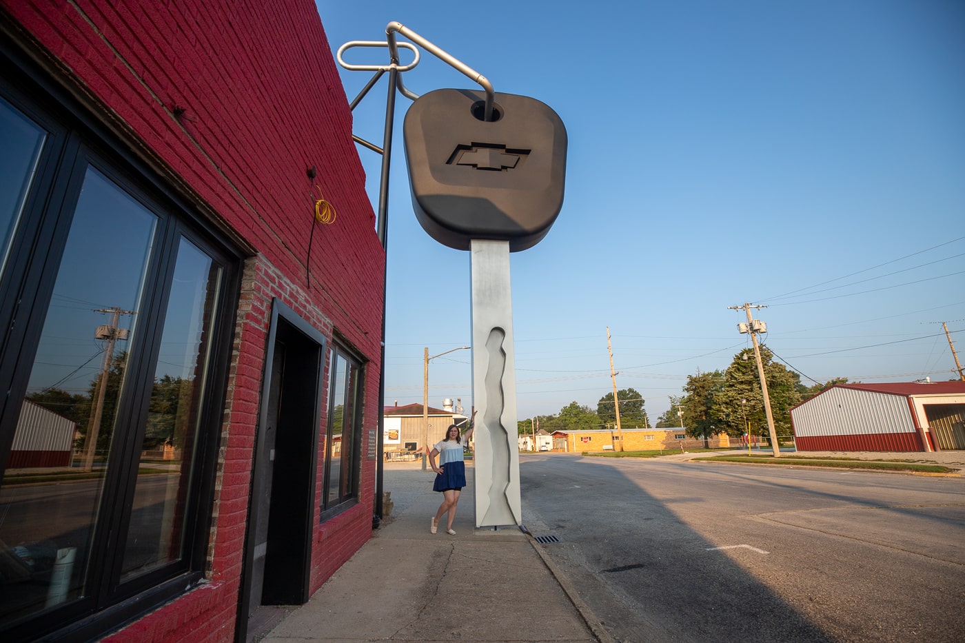 World's Largest Key in Casey, Illinois roadside attraction