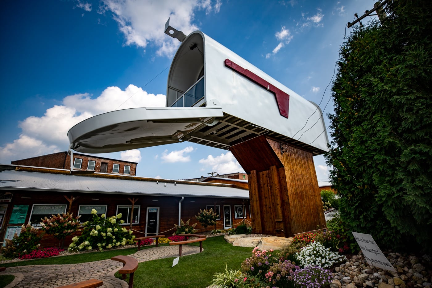 World's Largest Mailbox  in Casey, Illinois roadside attraction