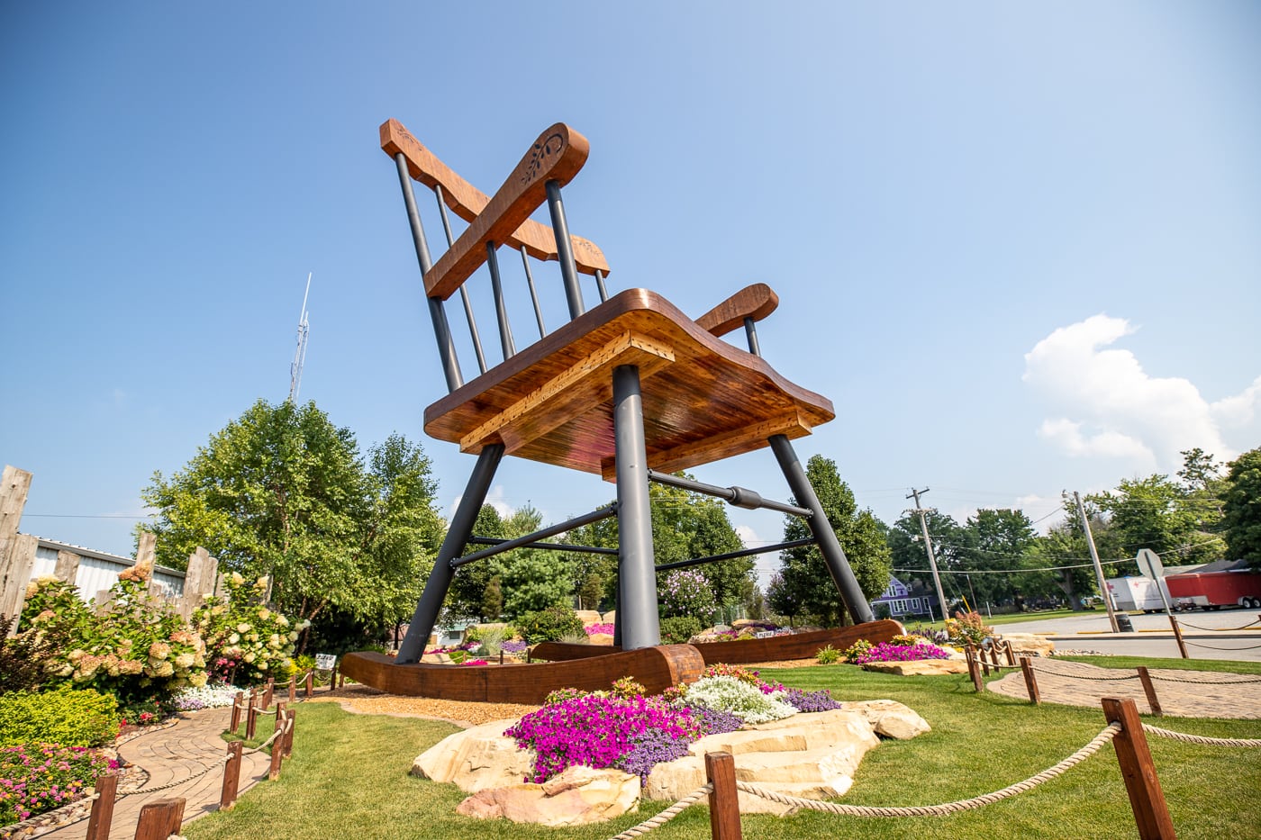 World's Largest Rocking Chair in Casey, Illinois roadside attraction