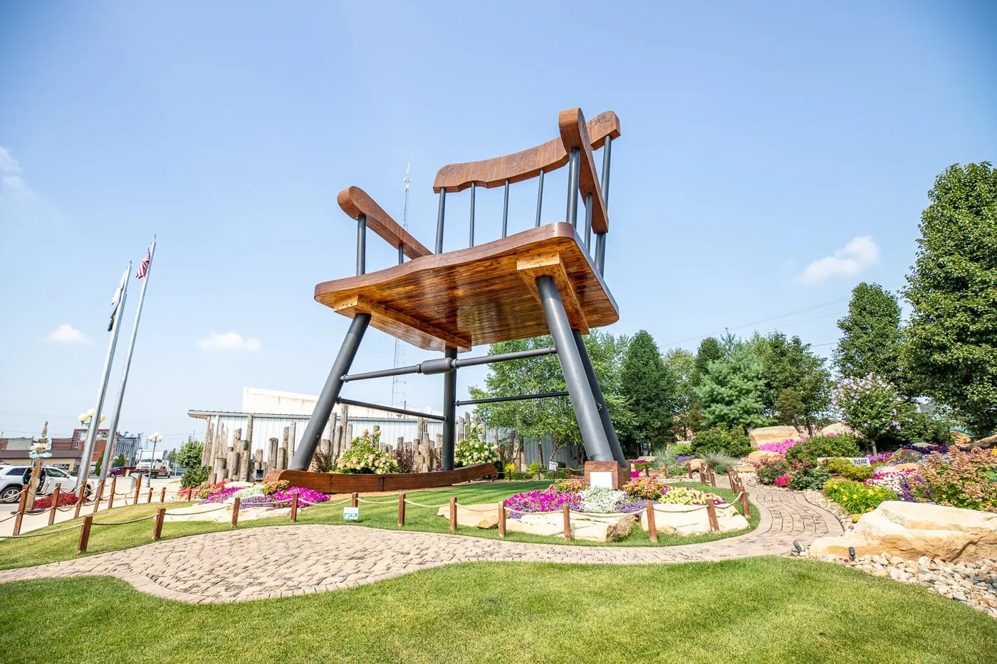 World's Largest Rocking Chair in Casey, Illinois roadside attraction