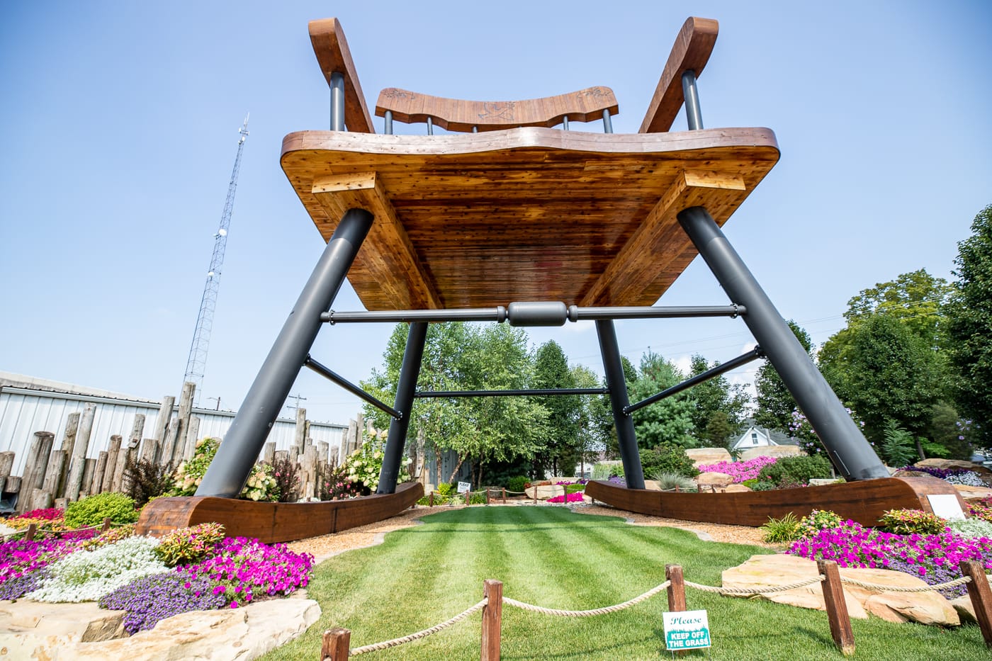 World's Largest Rocking Chair in Casey, Illinois roadside attraction