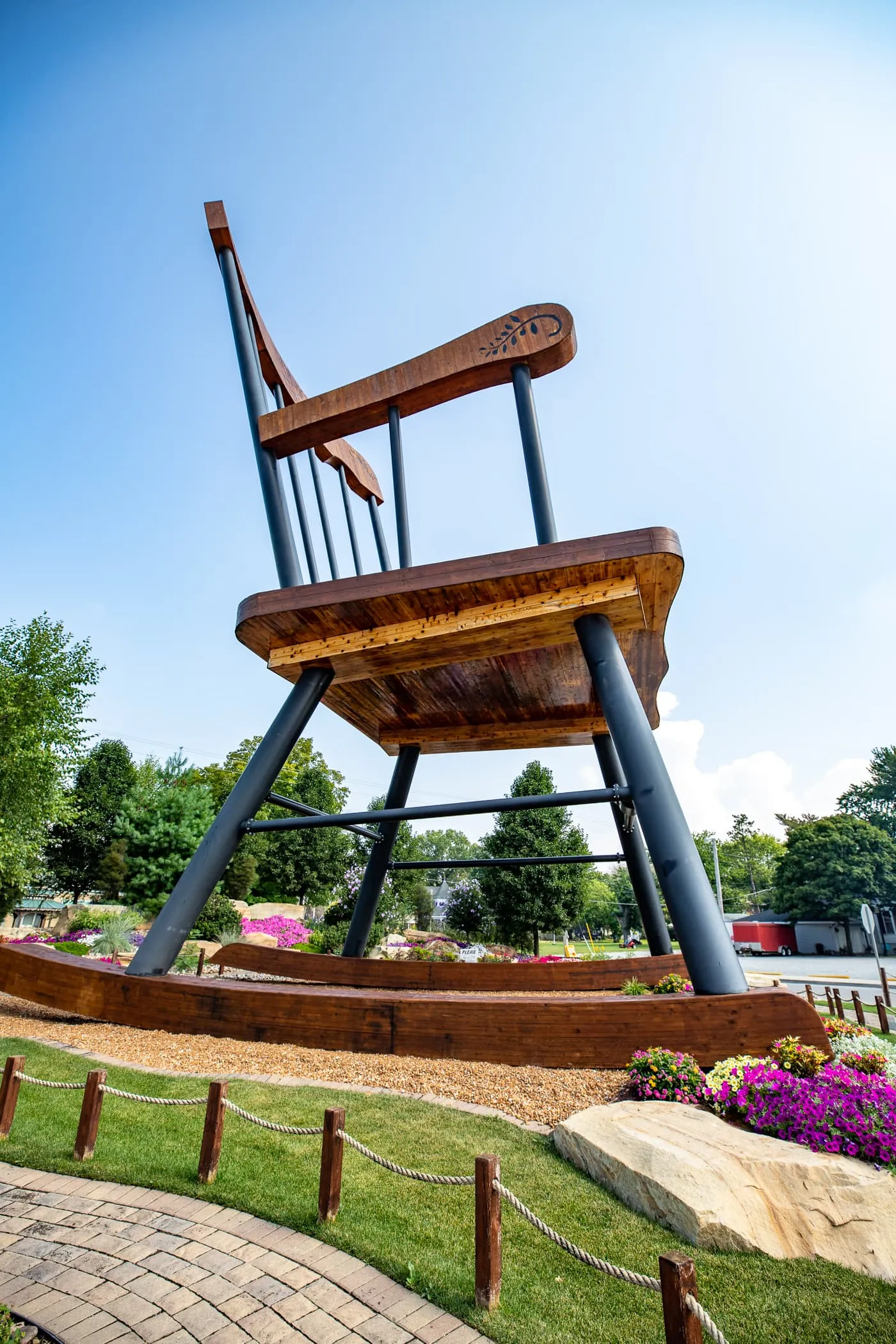 World's Largest Rocking Chair in Casey, Illinois roadside attraction