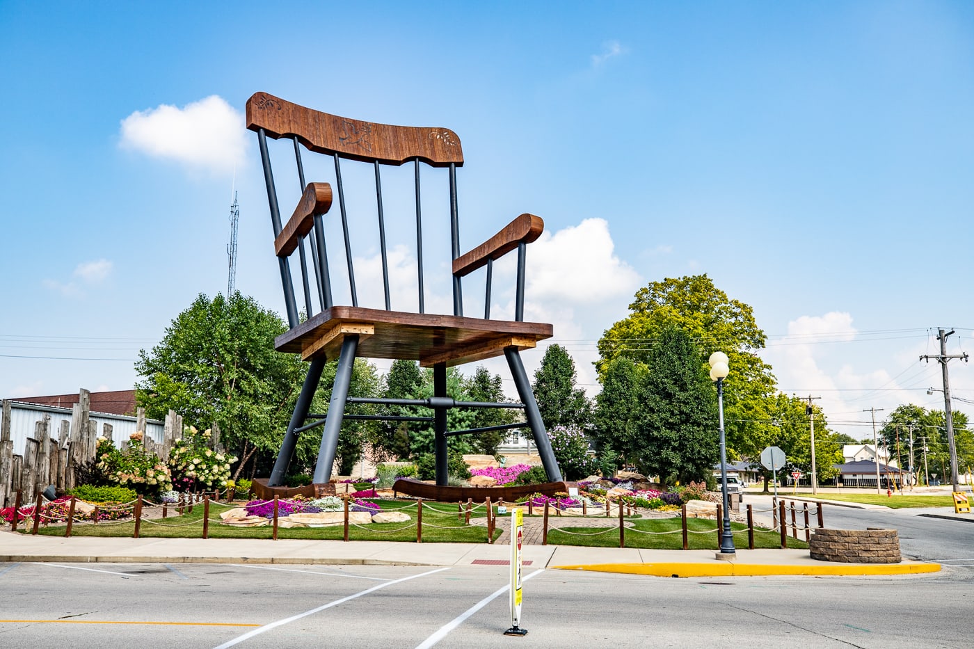 World's Largest Rocking Chair in Casey, Illinois roadside attraction