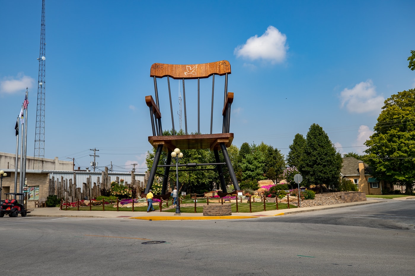 World's Largest Rocking Chair in Casey, Illinois roadside attraction