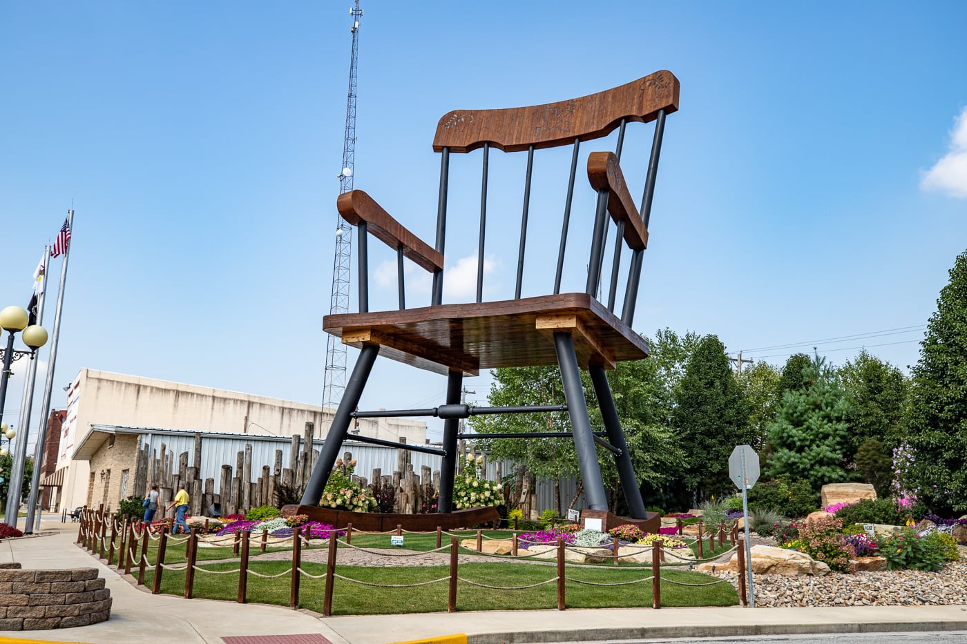 World's Largest Rocking Chair in Casey, Illinois roadside attraction