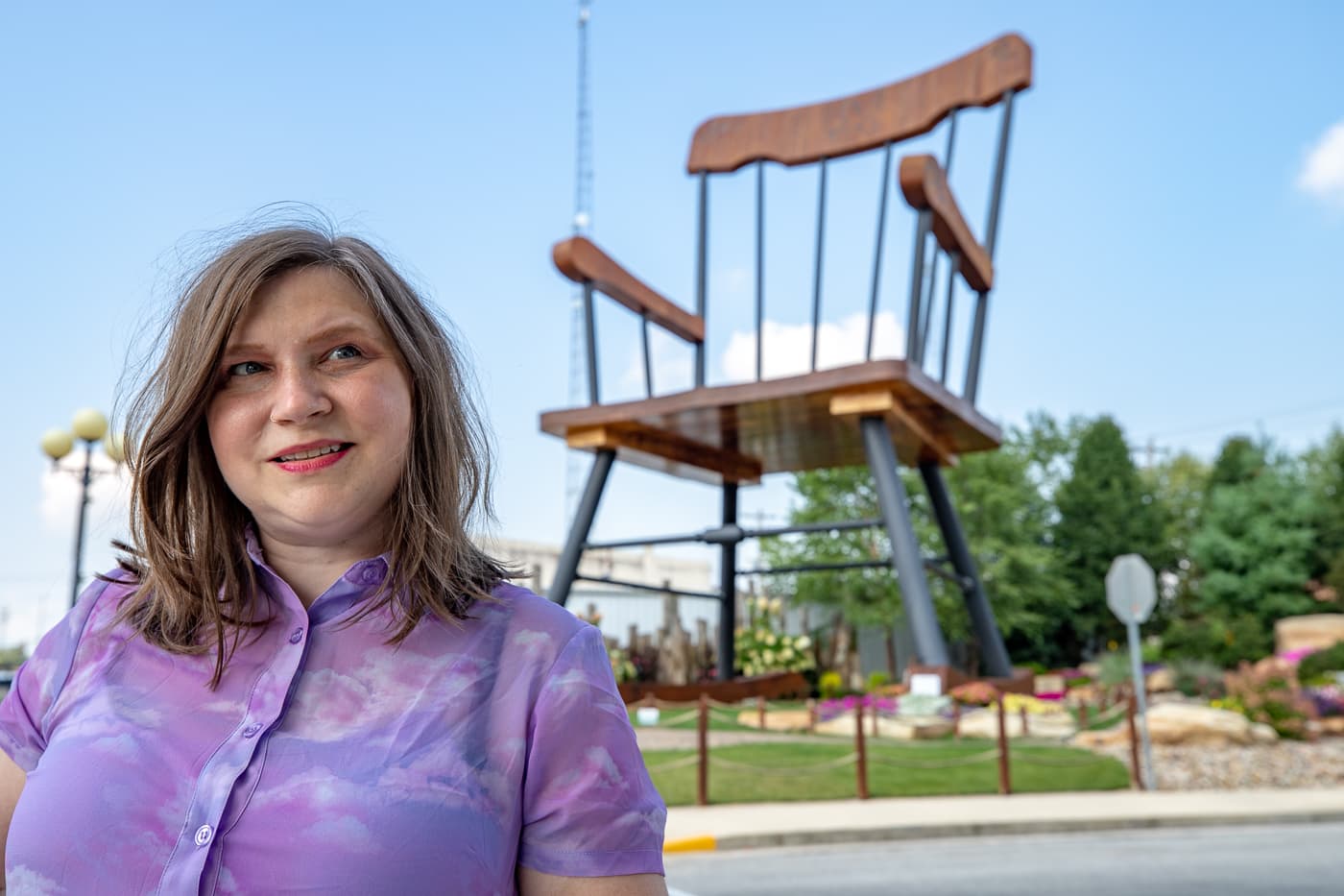 World's Largest Rocking Chair in Casey, Illinois roadside attraction