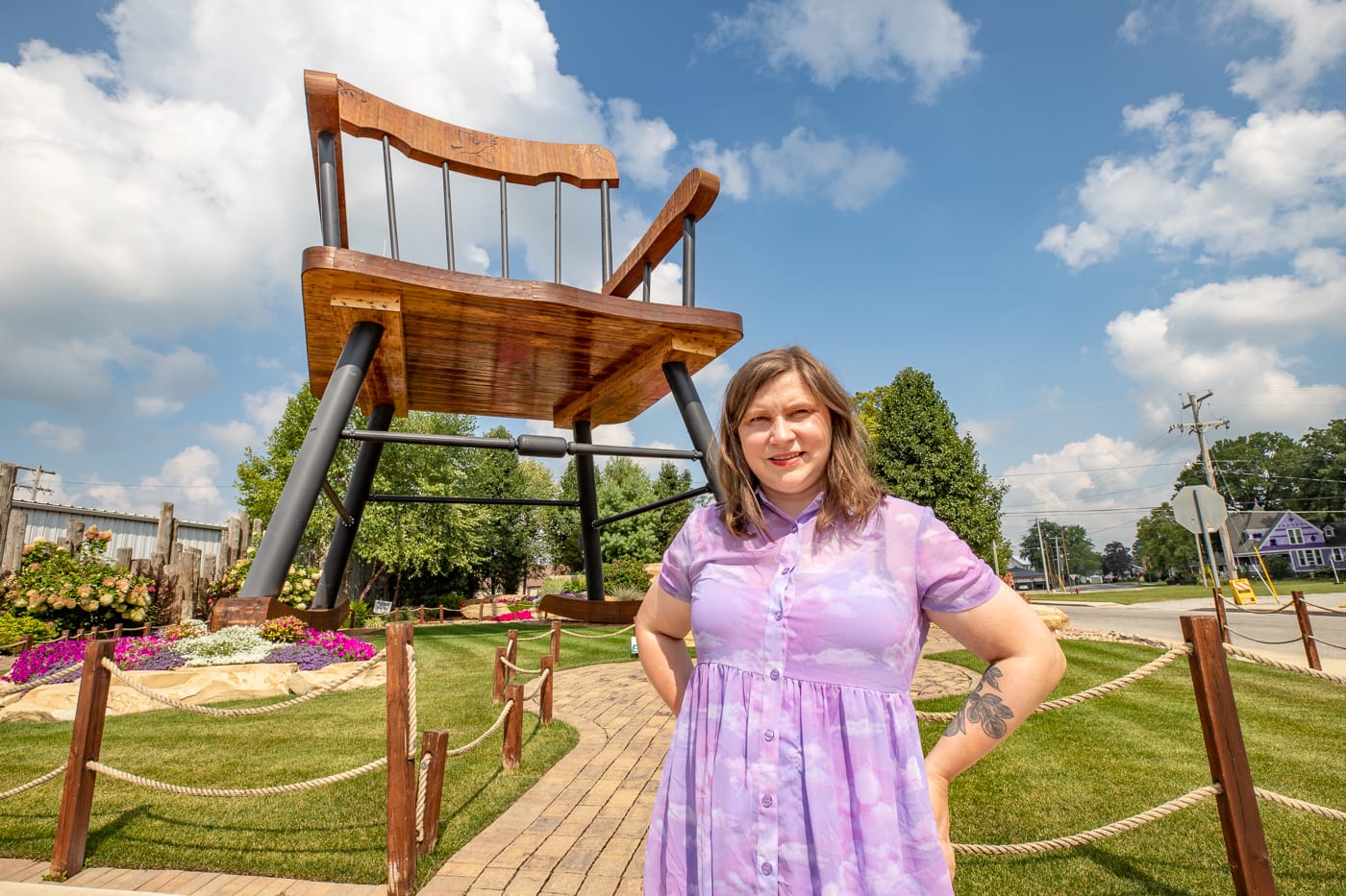 World's Largest Rocking Chair in Casey, Illinois roadside attraction