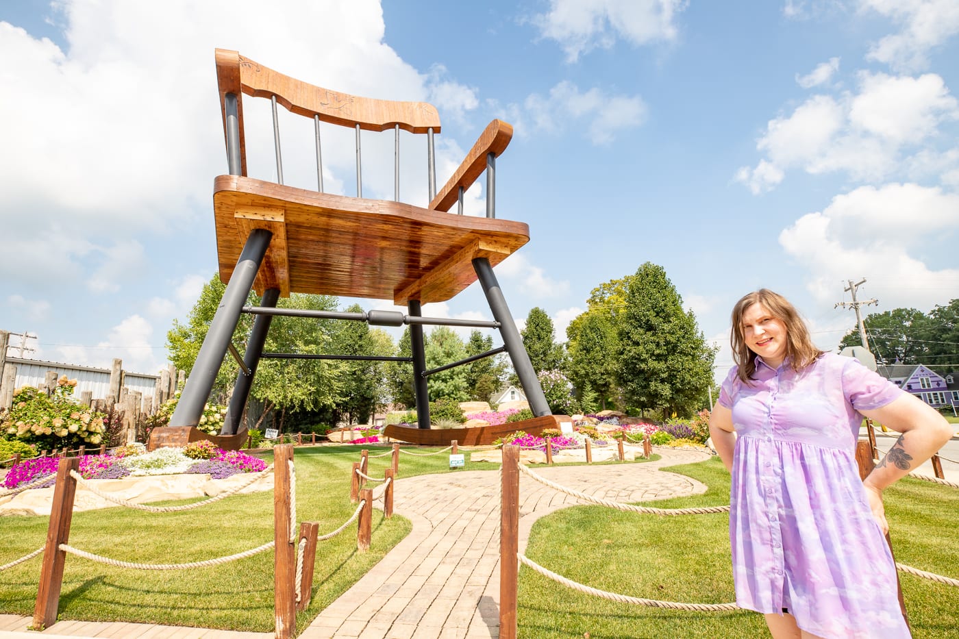 World's Largest Rocking Chair in Casey, Illinois roadside attraction