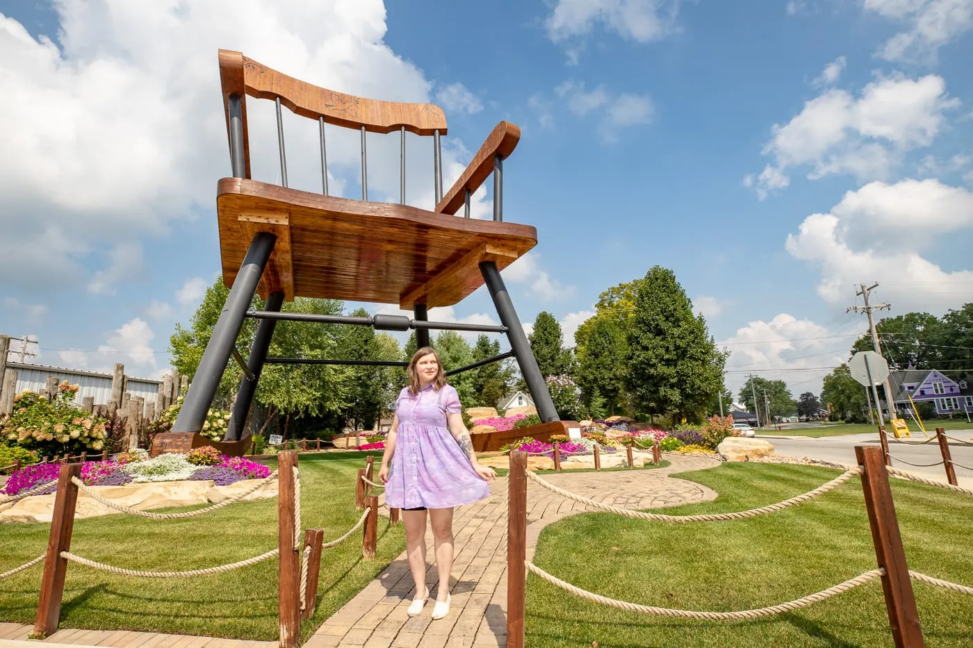 World's Largest Rocking Chair in Casey, Illinois roadside attraction