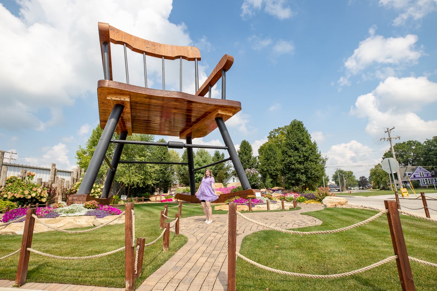 World's Largest Rocking Chair in Casey, Illinois roadside attraction