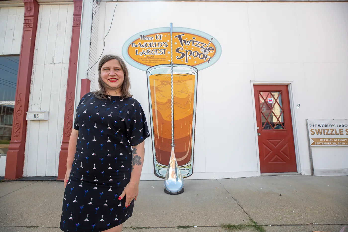 World's Largest Swizzle Spoon in Casey, Illinois roadside attraction