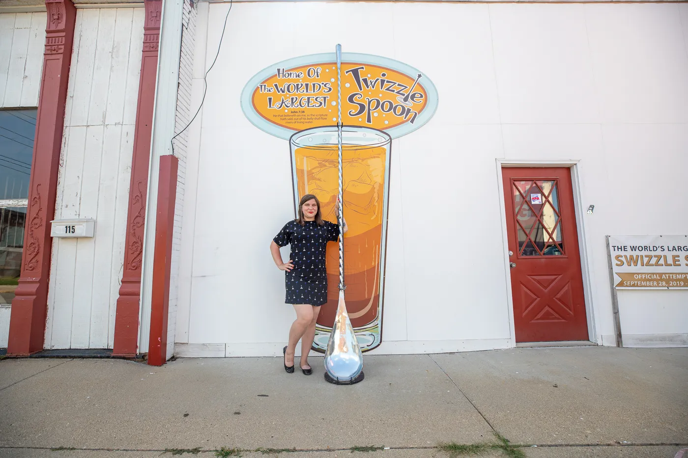World's Largest Swizzle Spoon in Casey, Illinois roadside attraction