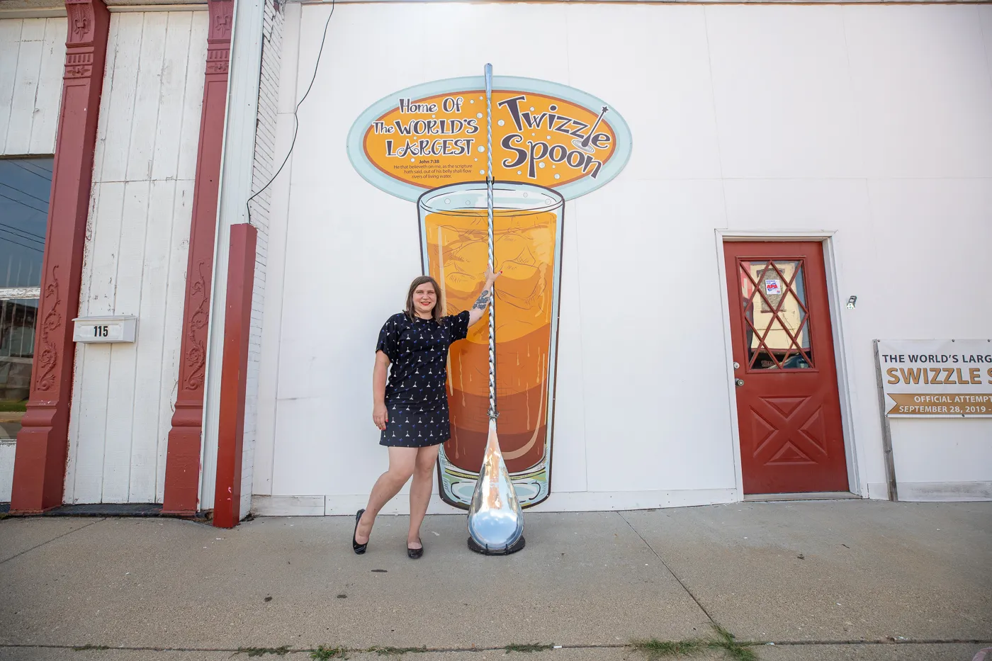 World's Largest Swizzle Spoon in Casey, Illinois roadside attraction