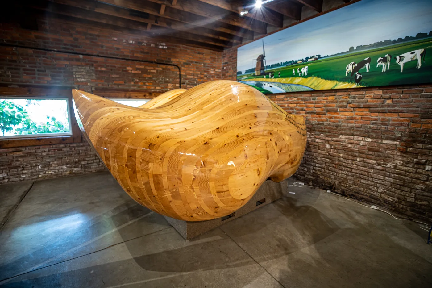World's Largest Wooden Shoes in Casey, Illinois roadside attraction