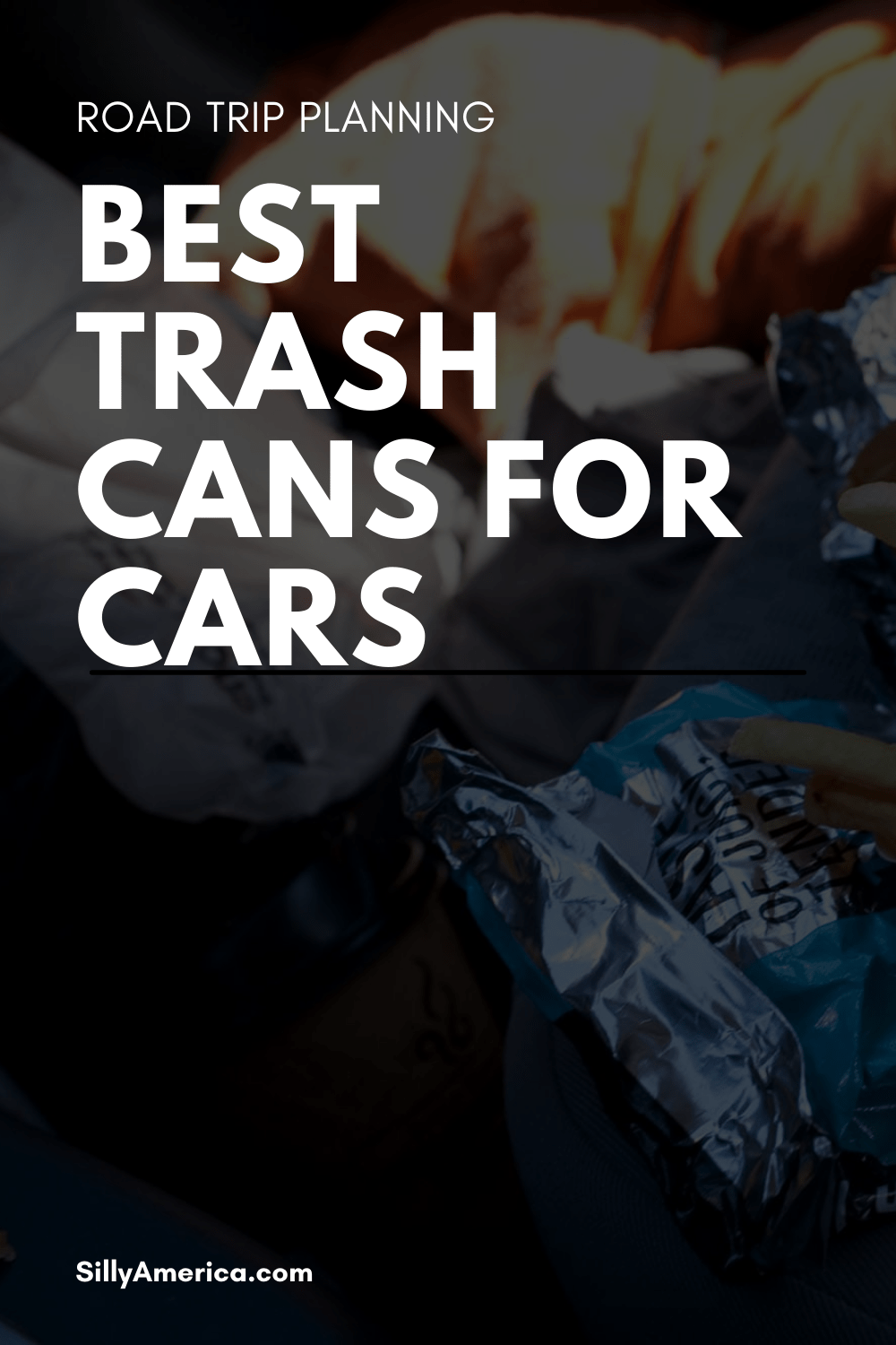 Cars can get messy...especially if you're spending days on end driving on a road trip. Fast food bags, napkins, gas station receipts, coffee cups, and more can start piling up. But you can help corral that clutter by picking out one of the best trash cans for cars that will keep your cabin organized and clean. A car garbage can is a great investment and definitely should be on your list of road trip essentials. #RoadTripEssentials #LongRoadTripEssentials #RoadTripEssentialsForCars