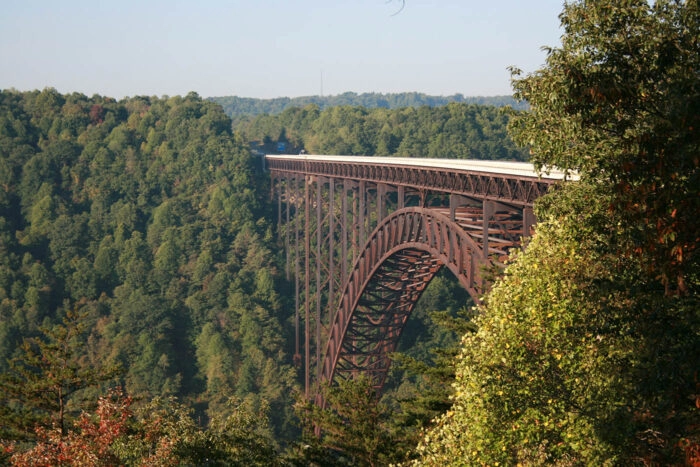 New River Gorge Bridge in Fayetteville, West Virginia