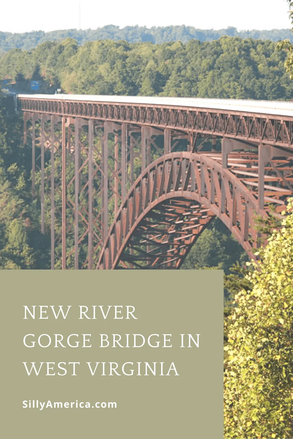 A must-see tourist attraction in West Virginia is the New River Gorge Bridge. While this road trip stop is far from the normal "world's largest things" we write about here, it's an impressive site and not to be missed if driving through the area. #WestVirginiaRoadsideAttractions #WestVirginiaRoadsideAttraction #RoadsideAttractions #RoadsideAttraction #RoadTrip #WestVirginiaRoadTrip #WestVirginiaTravelRoadTrip #ThingsToDoInWestVirginia #WestVirginiaMountainsRoadTrip 